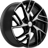 KhomenWheels KHW1722 Black-FP 6,5*17 PCD:5*114,3 ET:45 54,1
