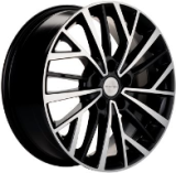 Khomen Wheels KHW1717 Black-FP 7*17 PCD:5*114,3 ET:48,5 67,1