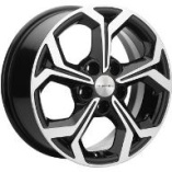 Khomen Wheels KHW1606 Black-FP 6,5*16 PCD:5*114,3 ET:50 66,1