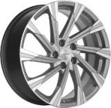 Khomen Wheels KHW1901 Gray-FP 7,5*19 PCD:5*108 ET:46 63,3