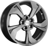 Khomen Wheels KHW1724 Gray 7*17 PCD:5*114,3 ET:37 66,5