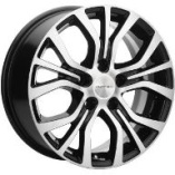 KhomenWheels KHW1608 Black-FP 6,5*16 PCD:5*114,3 ET:45 67,1