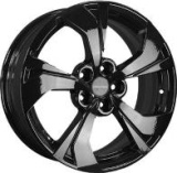 KhomenWheels KHW1724 Black 7*17 PCD:5*108 ET:40 54,1