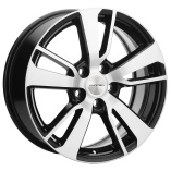 Khomen Wheels KHW1704 Black-FP 7*17 PCD:5*114,3 ET:48,5 67,1