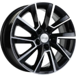 Khomen Wheels KHW1604 Black-FP 6*16 PCD:5*100 ET:38 57,1