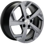KhomenWheels KHW1712 Gray 7*17 PCD:5*114,3 ET:45 67,1