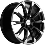 Khomen Wheels KHW1808 Black-FP 7,5*18 PCD:5*114,3 ET:50 54,1