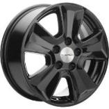 KhomenWheels KHW1601 Black 6,5*16 PCD:5*114,3 ET:50 66,1