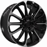 KhomenWheels KHW1910 Black-FP 7,5*19 PCD:5*114,3 ET:35 60,1