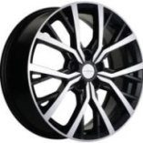 Khomen Wheels KHW1806 Black-FP 7*18 PCD:5*114,3 ET:50 54,1
