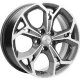 Khomen Wheels KHW1702 Gray-FP 7*17 PCD:5*114,3 ET:37 66,5