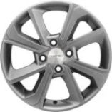 Khomen Wheels KHW1501 Gray 6*15 PCD:4*100 ET:37 60,1