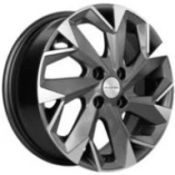 Khomen Wheels KHW1508 Gray-FP 6*15 PCD:4*98 ET:35 58,6